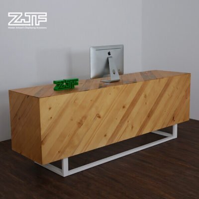 Modern solid wood reception desks beauty salon