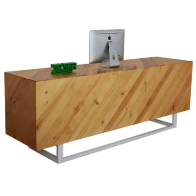 Modern solid wood reception desks beauty salon
