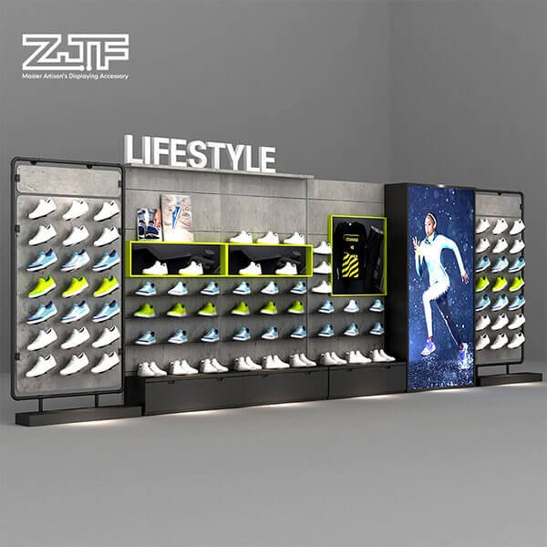 Sneaker display shelves : Modern Reception Desk,Clothes Rack,Shoes