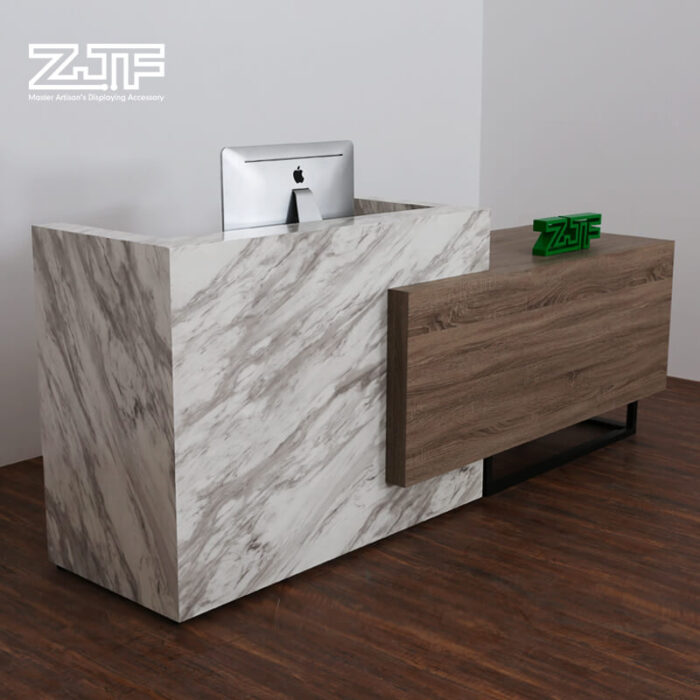 12 Foot Marble Company Lobby ADA Reception Desk