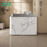 Small Marble Beauty Salon Reception Desk