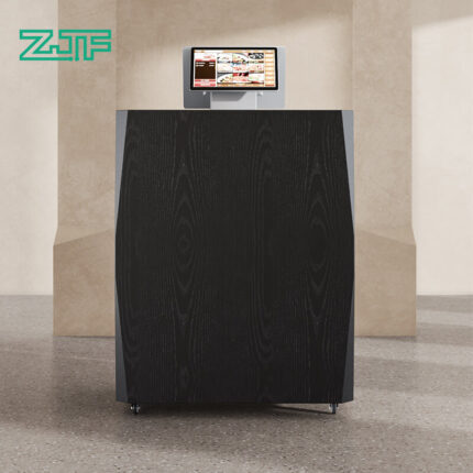 Small Portable Black reception desk